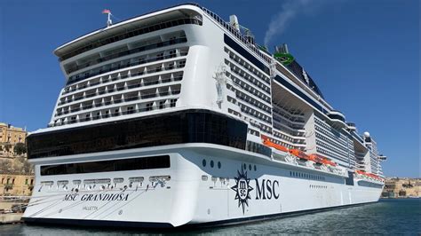 msc grandiosa cruise ship tour